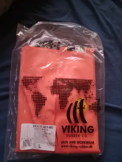 Chaqueta impermeable naranja Viking Rubber Co. - miniatura 3