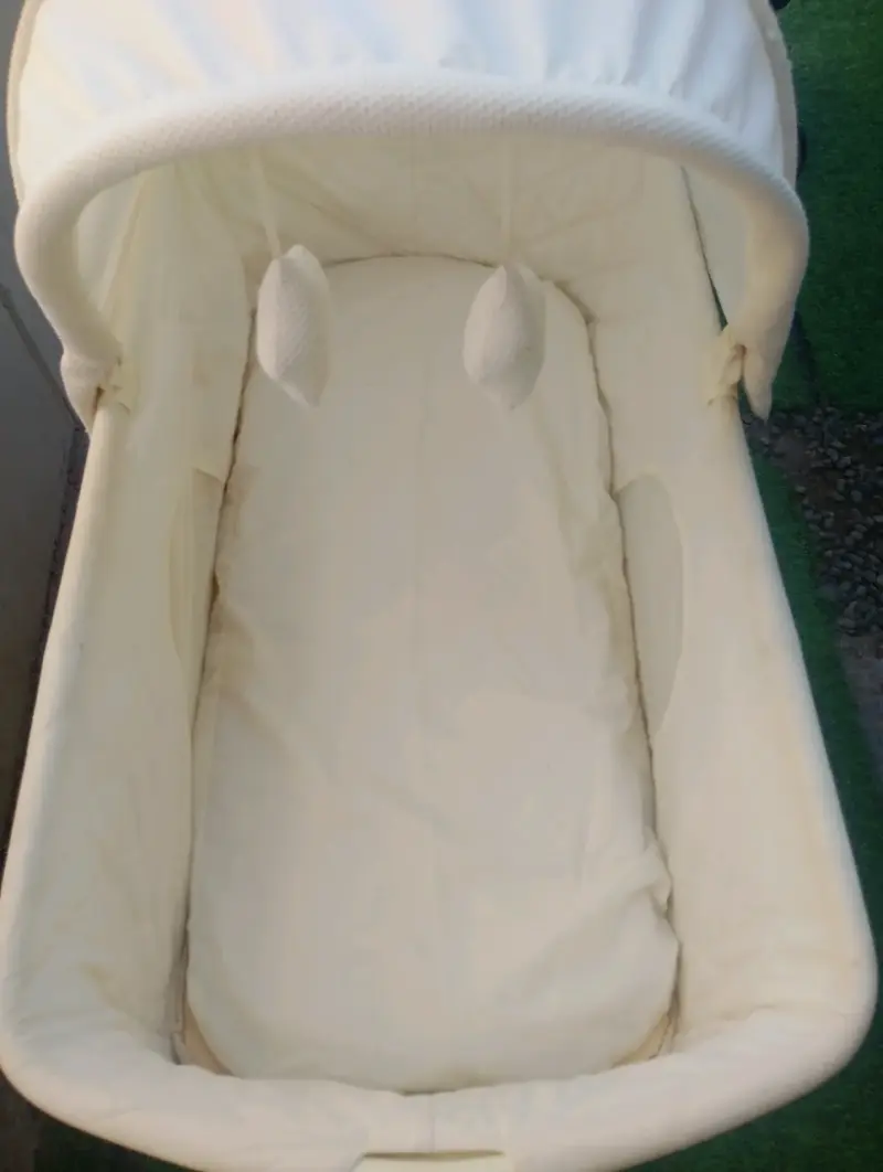 Cuna moisés para bebé color blanco - 2