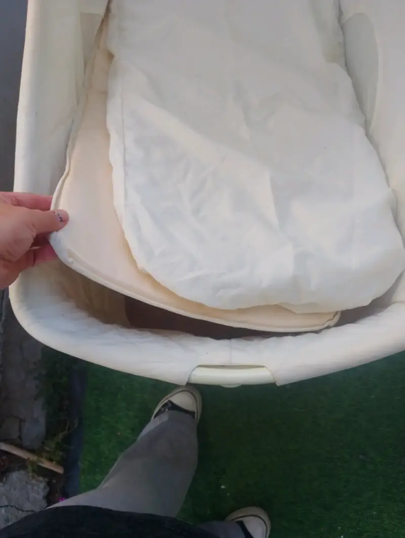 Cuna moisés para bebé color blanco - 4
