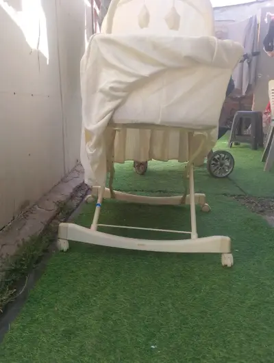 Cuna moisés para bebé color blanco - miniatura 5