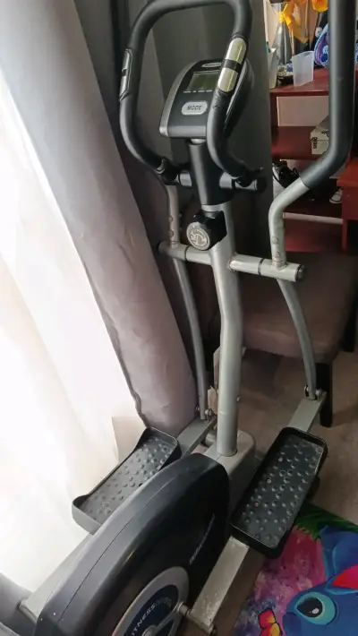 Elíptica Fitness Direct con monitor digital - miniatura 1