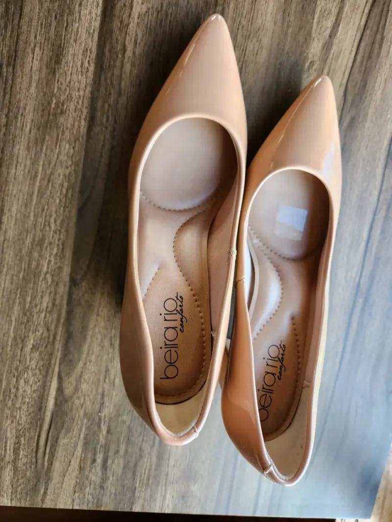 Zapatos de tacón alto color nude - 2