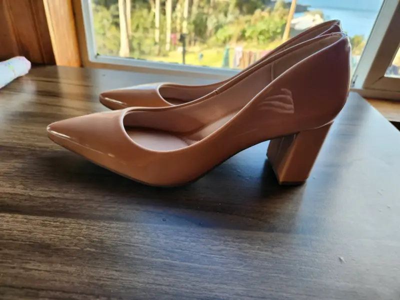 Zapatos de tacón alto color nude - 3