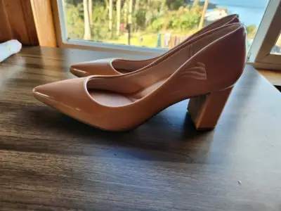 Zapatos de tacón alto color nude - miniatura 3
