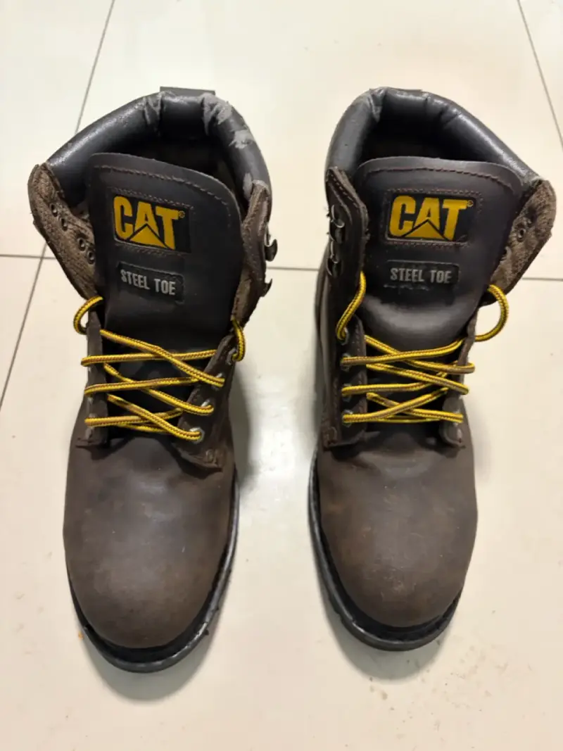 Botas de seguridad CAT Steel Toe marrones - 1