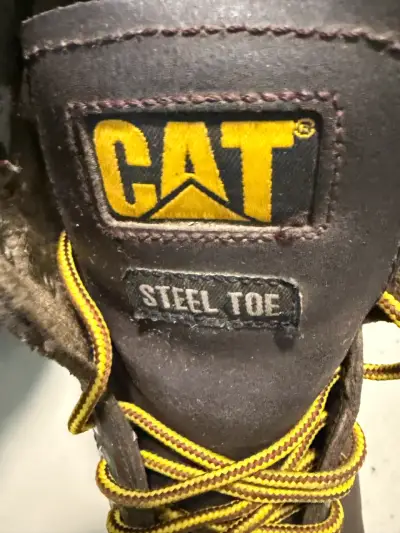 Botas de seguridad CAT Steel Toe marrones - miniatura 2