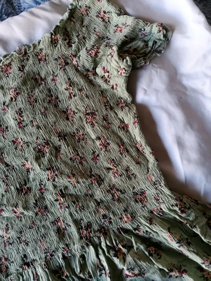 Vestido floral verde - 2