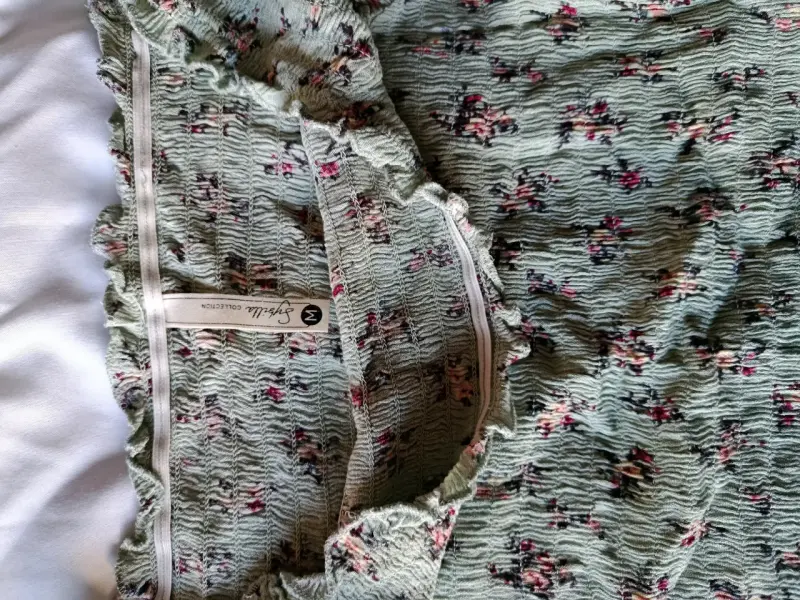 Vestido floral verde - 3