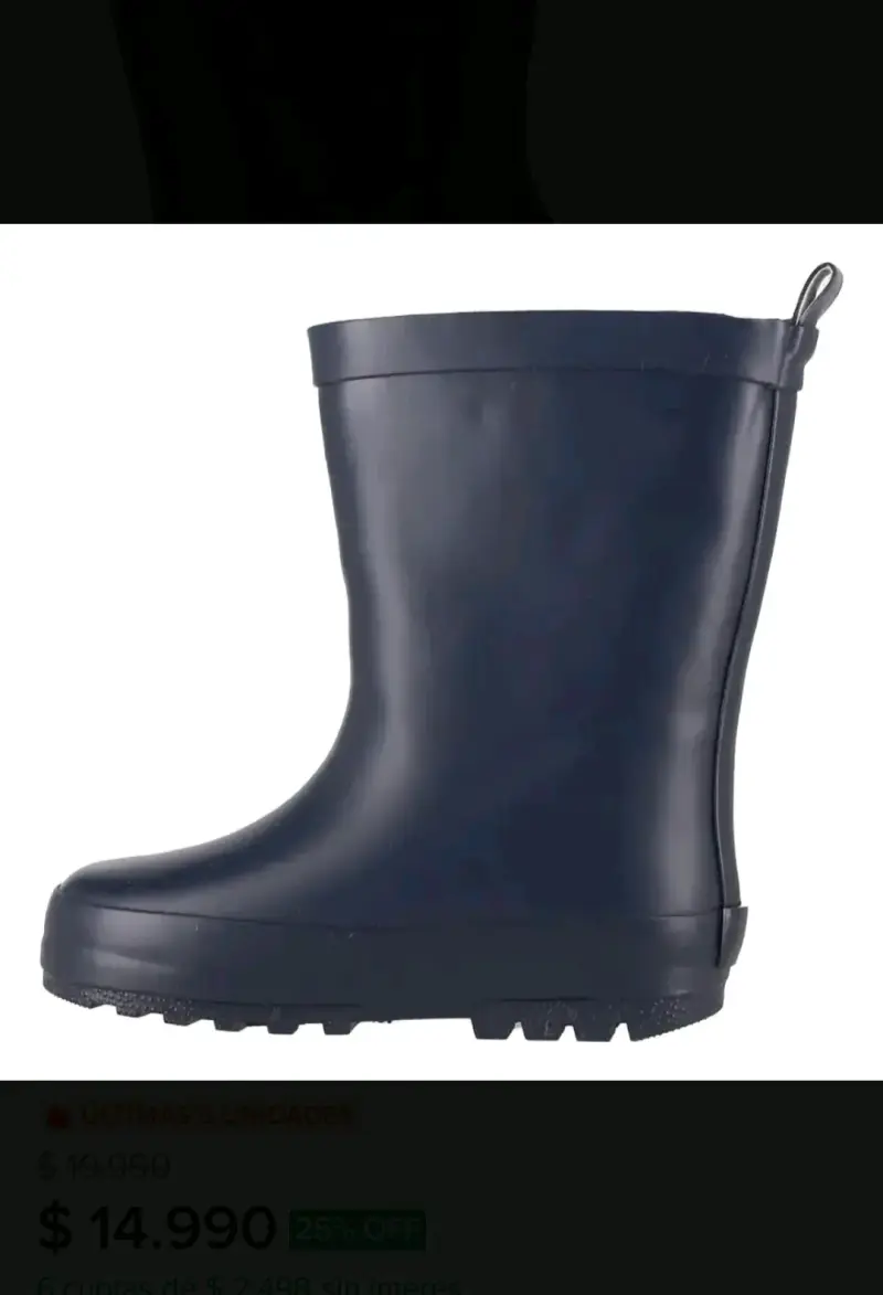 Botas de lluvia impermeables para niños - 2