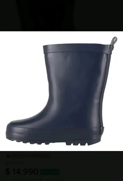 Botas de lluvia impermeables para niños - miniatura 2