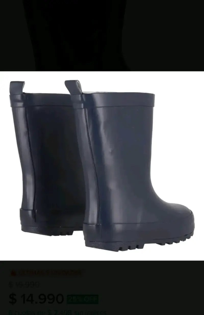 Botas de lluvia impermeables para niños - 3