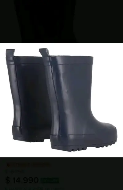 Botas de lluvia impermeables para niños - miniatura 3