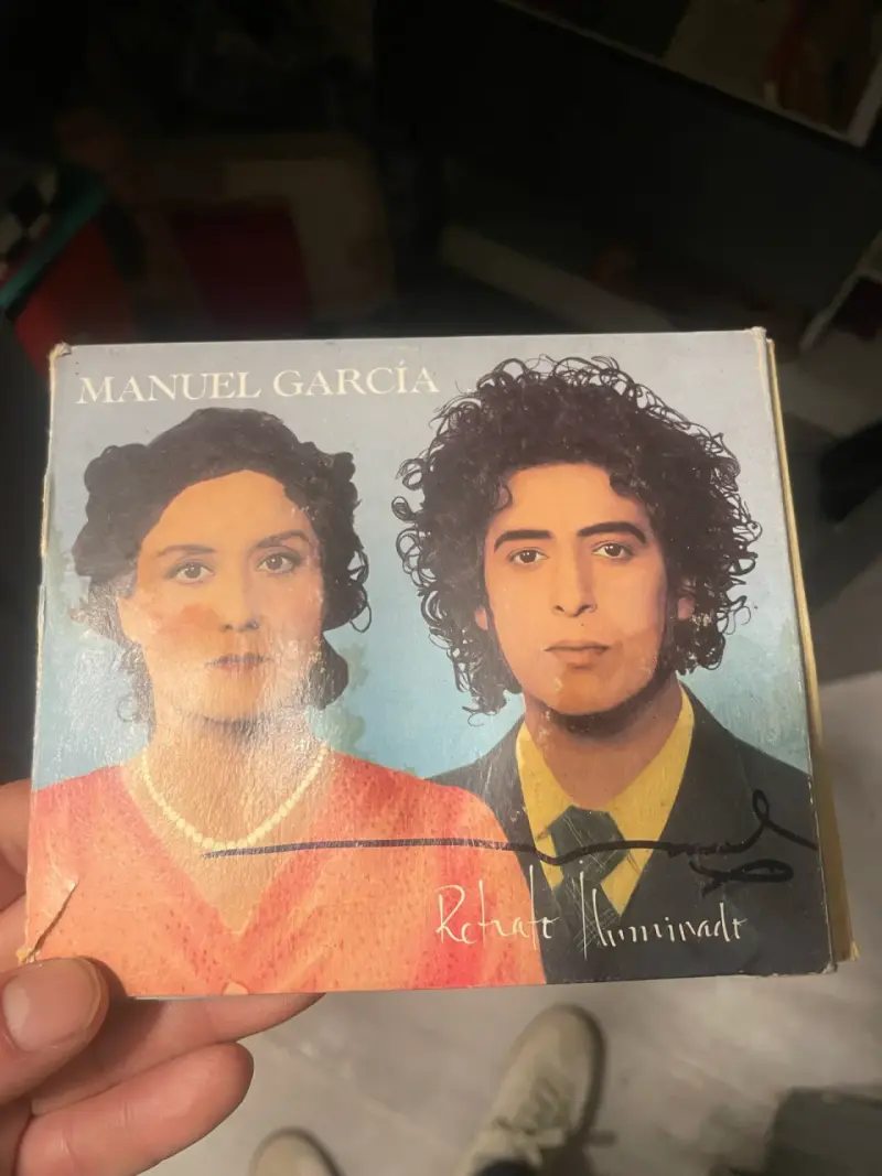 CD Manuel García Retrato Iluminado Autografiado - 1
