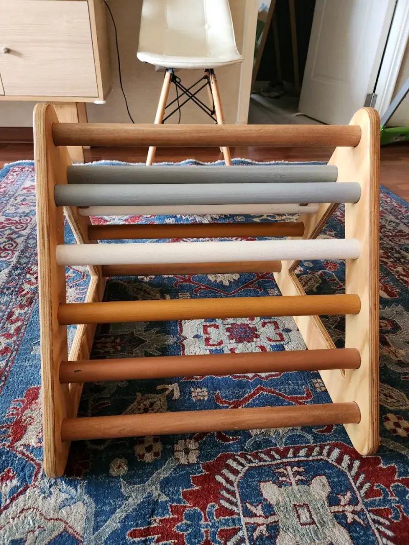 Rampa de madera para niños tipo Pikler - 5