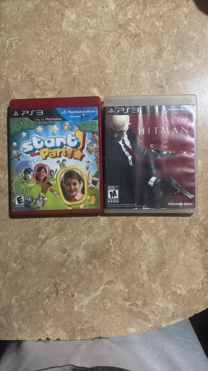 Juegos PS3 Start the Party y Hitman - 1