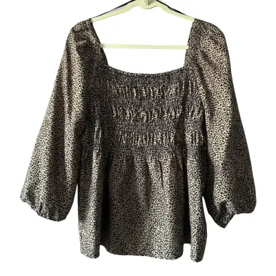 Blusa Pep&Co talla XXL verde oliva con diseño - miniatura 1
