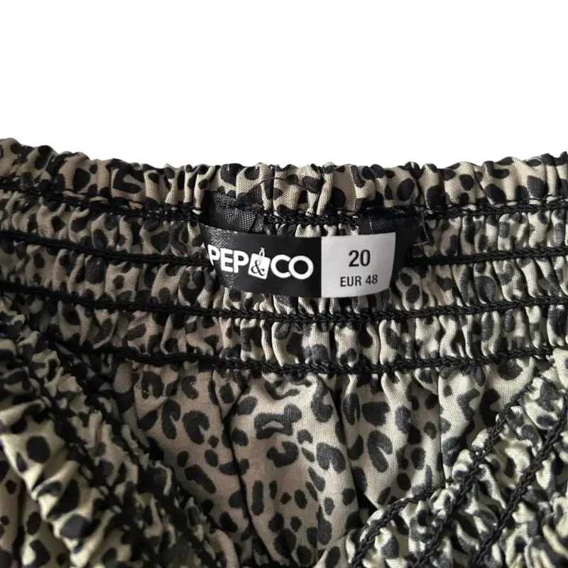 Blusa Pep&Co talla XXL verde oliva con diseño - 4