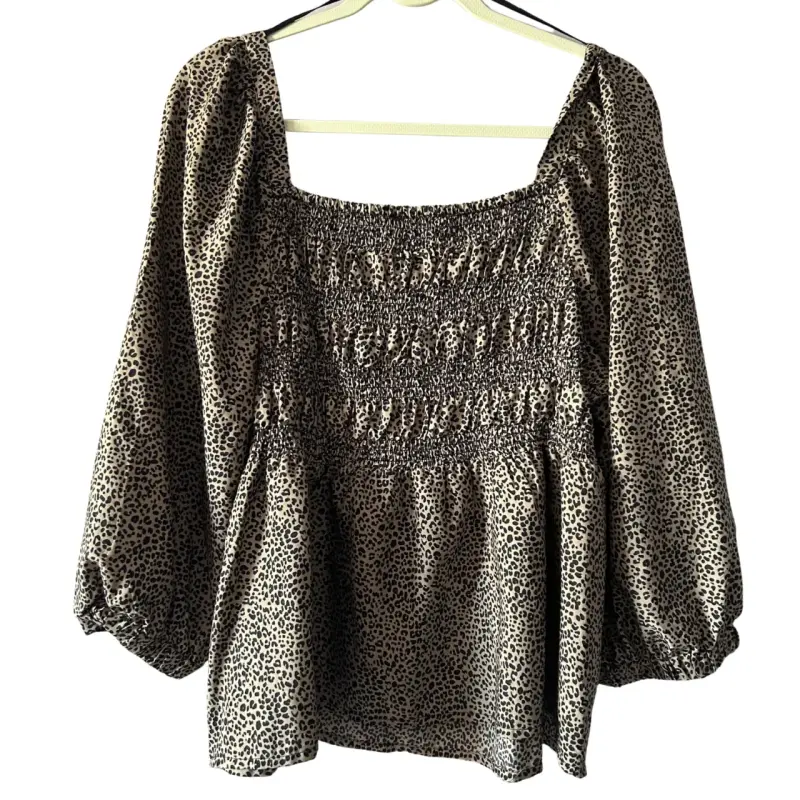 Blusa Pep&Co talla XXL verde oliva con diseño - 5