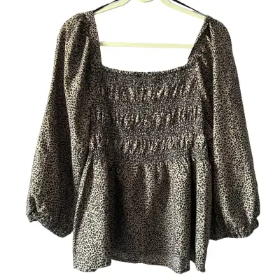 Blusa Pep&Co talla XXL verde oliva con diseño - miniatura 5