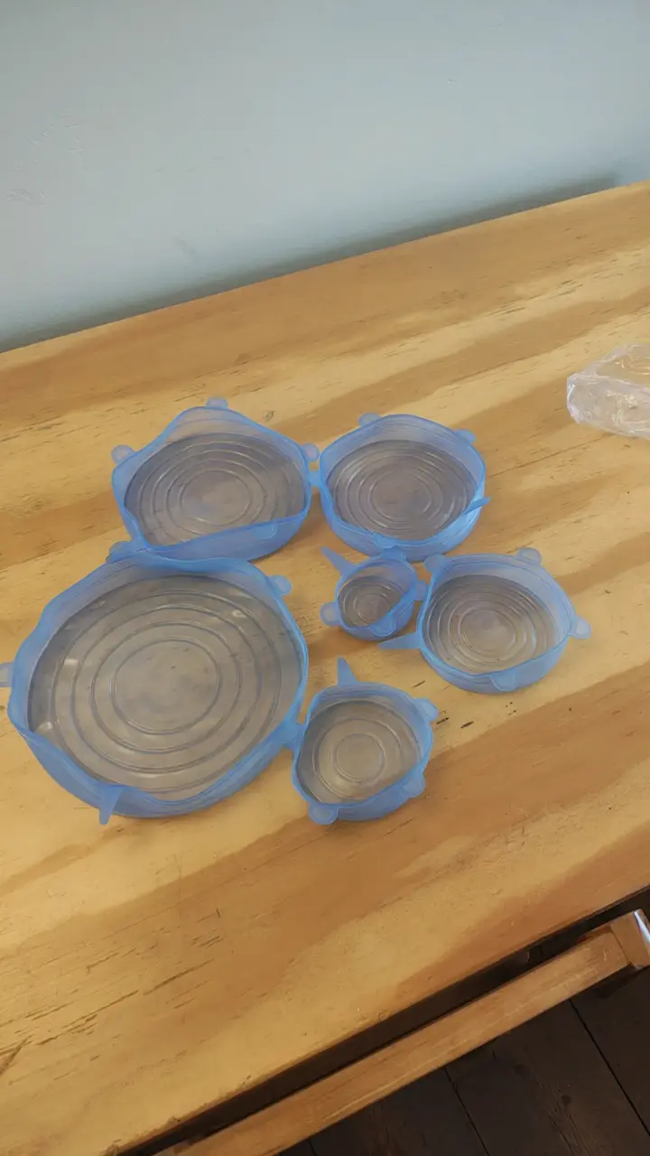 Set de tapas de silicona reutilizables - 2