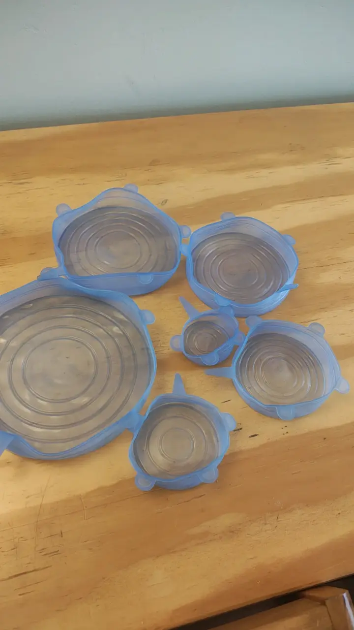 Set de tapas de silicona reutilizables - 3