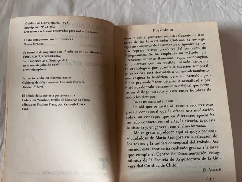 Libro 'Fisiognomica' de Ricardo Astaburuaga - 4