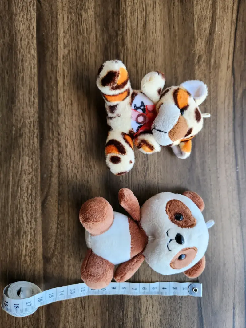 Peluches mini panda y tigre [par] - 4