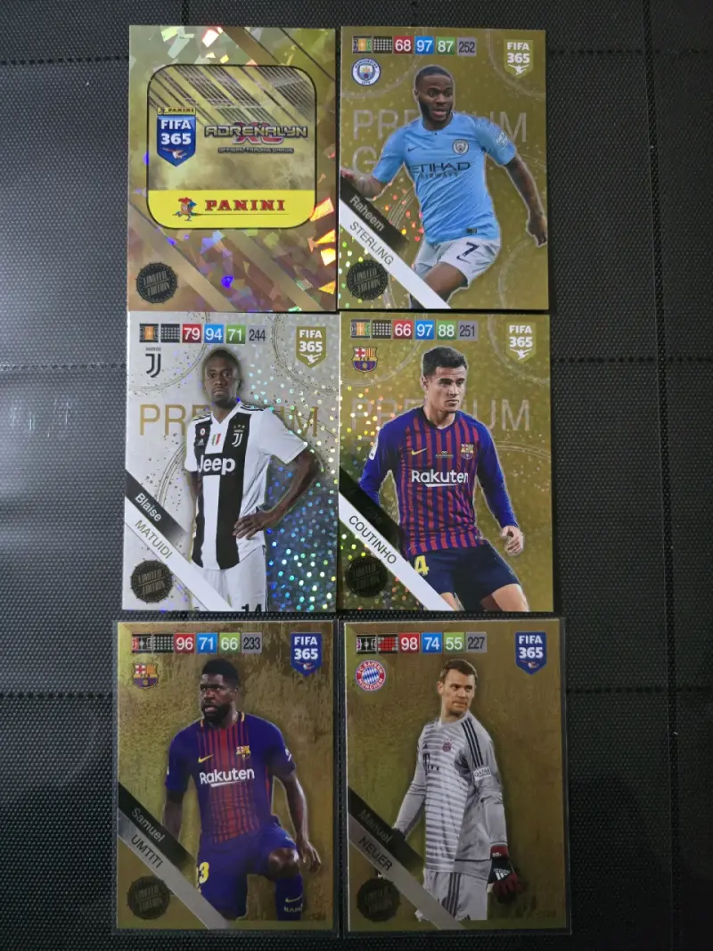 Cartas Panini FIFA 365 Premium 2019