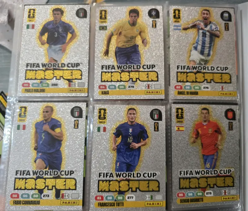 Colección de tarjetas Panini FIFA World Cup Master - 1