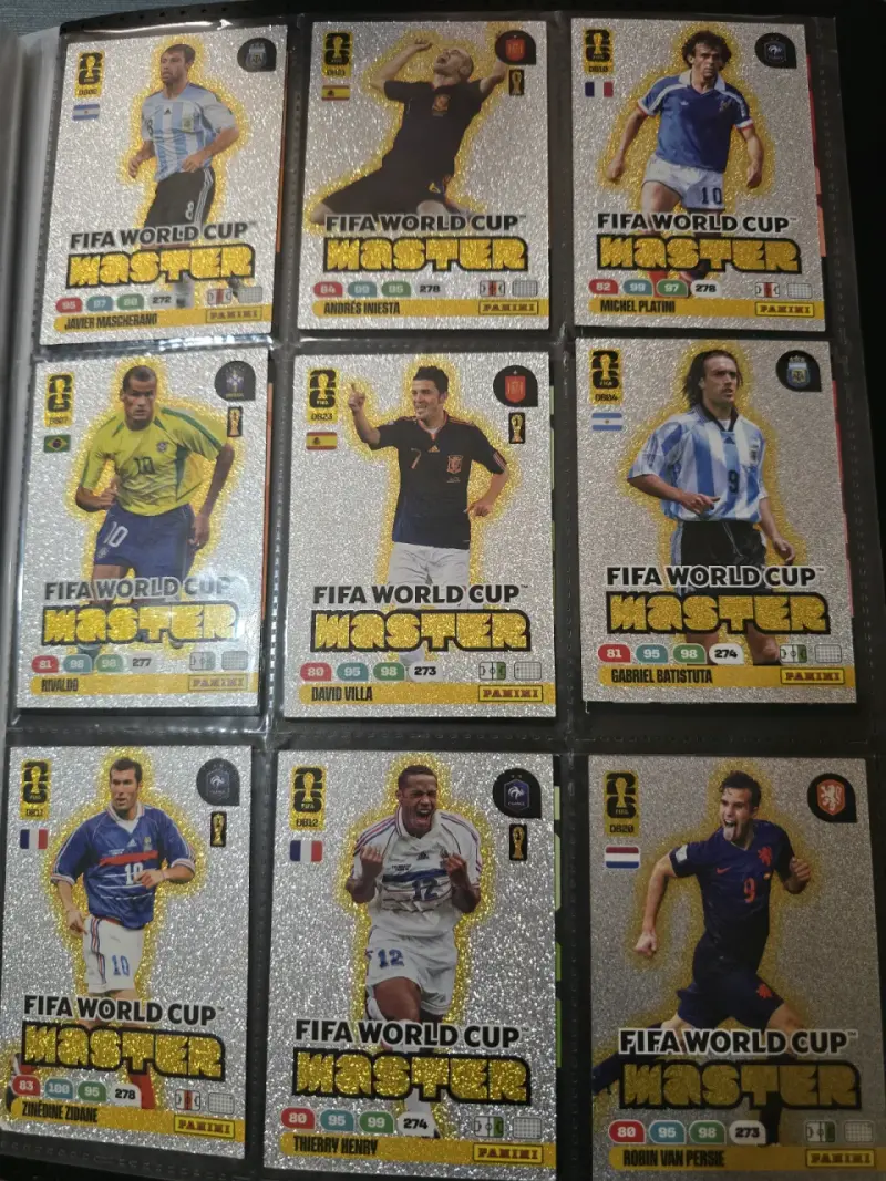 Colección de tarjetas Panini FIFA World Cup Master - 2