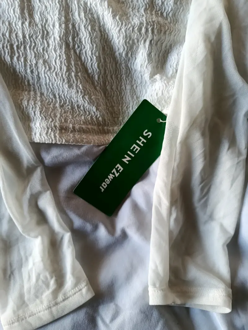 Blusa blanca coquette - 3