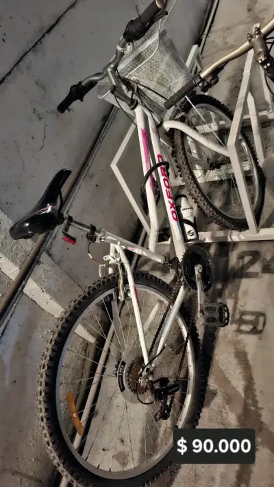 Bicicleta Oxford MTB con Canasto Blanco - miniatura 3