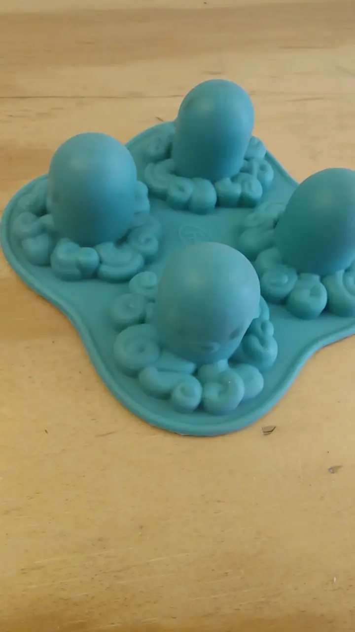 Molde de silicona para hielo en forma de pulpo - 3