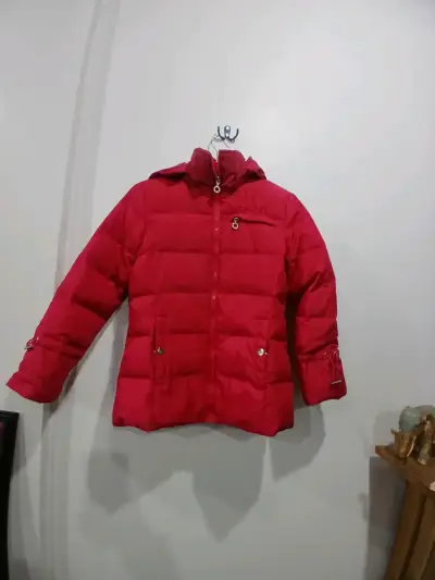 Chaqueta acolchada roja para mujer DKNY - miniatura 1