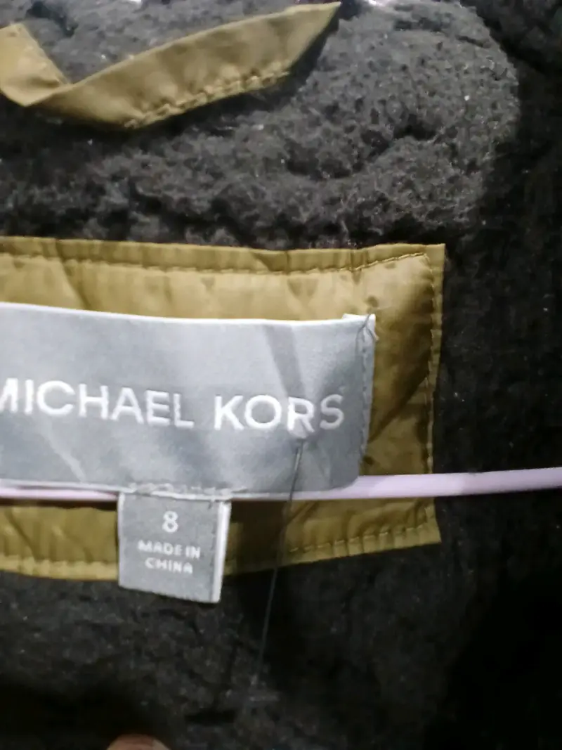 Chaqueta acolchada verde oliva para hiño - 2