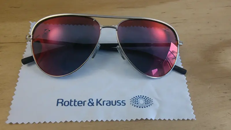 Gafas de Sol Aviador Rotter & Krauss Lentes Rojos