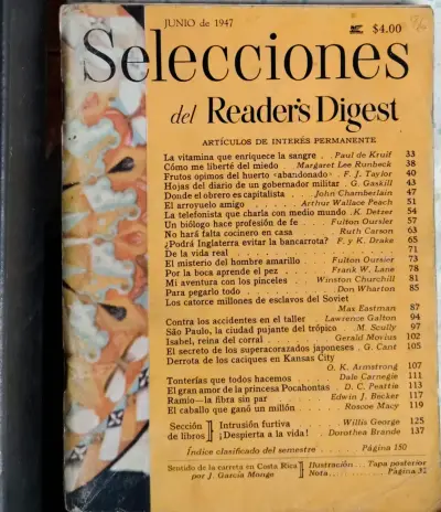 Revista Selecciones del Reader's Digest Junio 1947 - miniatura 1
