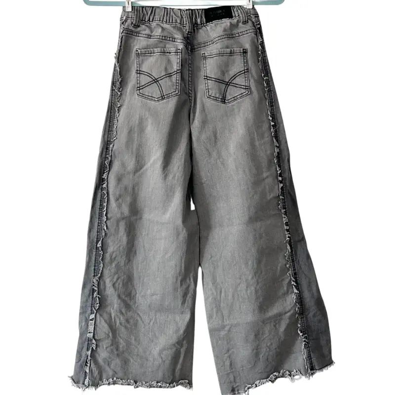Jeans Foster Moon talla 12 palazzo rígido - 2