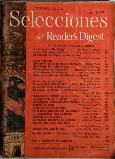 Revista Selecciones del Reader's Digest Diciembre 1947 - miniatura 1