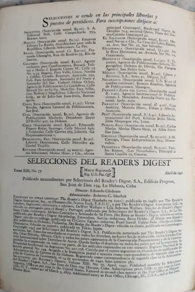 Revista Selecciones del Reader's Digest Abril 1947 - miniatura 3