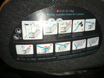 Silla auto bebe giro 360  con protección lateral - miniatura 3