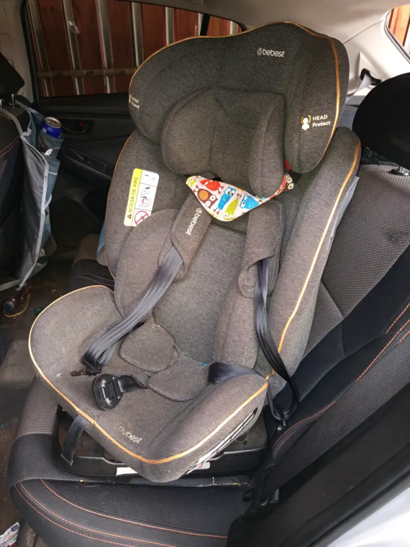 Silla auto bebe giro 360  con protección lateral - 5