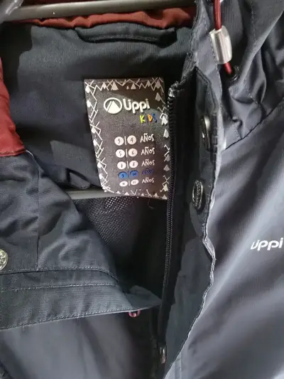 Chaqueta impermeable azul lippi para niños - miniatura 5