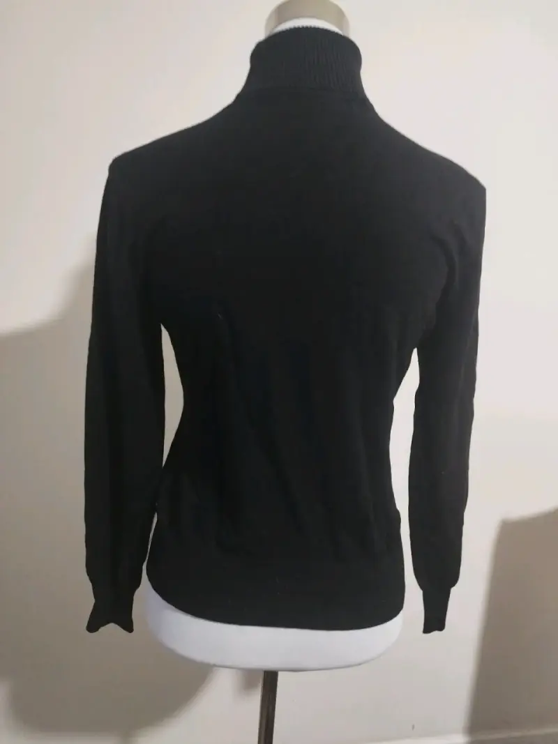 Suéter de cuello alto bicolor Basent Basic - 2