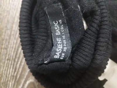 Suéter de cuello alto bicolor Basent Basic - miniatura 3