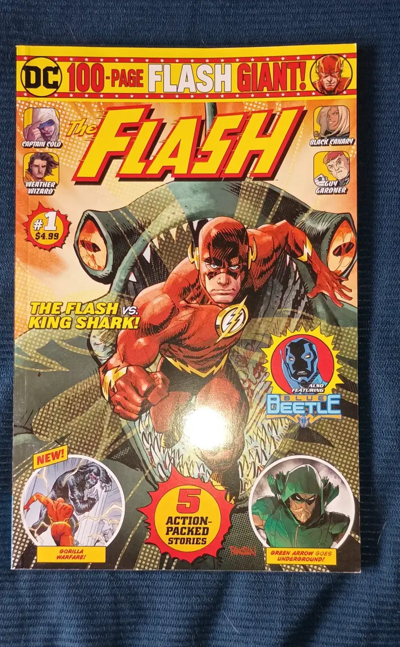 Comic The Flash vs King Shark 100 páginas