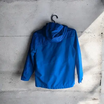 Chaqueta impermeable para niños lippi azul - miniatura 2