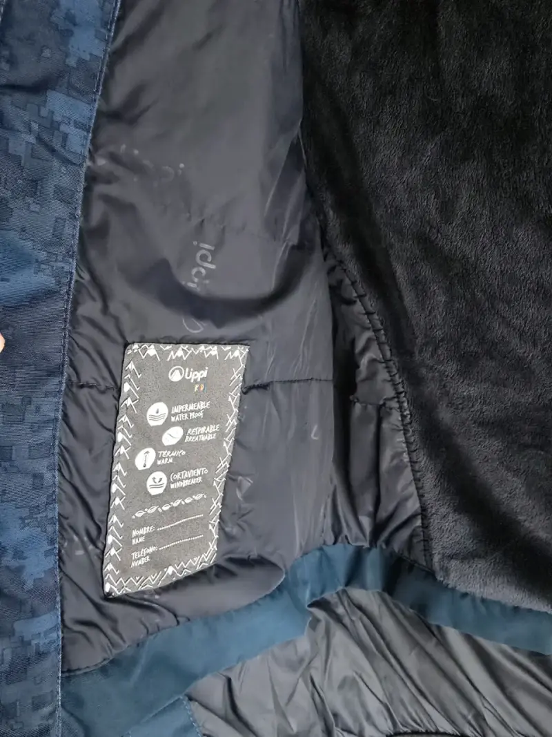 Chaqueta impermeable para niños lippi azul - 6