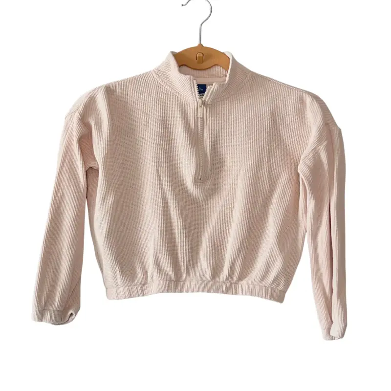 Polerón Old Navy talla 6-7 tela waffle - 1