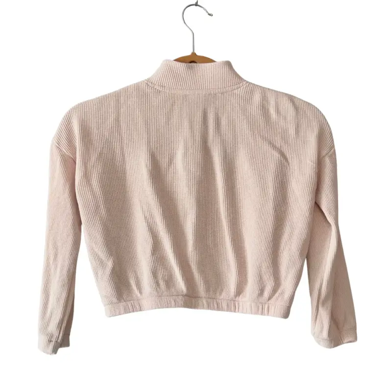 Polerón Old Navy talla 6-7 tela waffle - 2